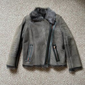 Karl Donoghue Lambskin Biker Jacket